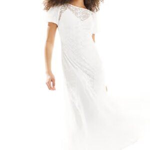 ASOS White Lace Dress